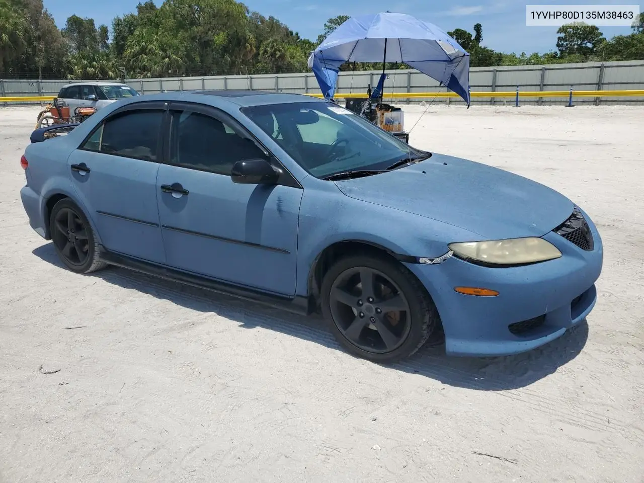 2003 Mazda 6 S VIN: 1YVHP80D135M38463 Lot: 61402795