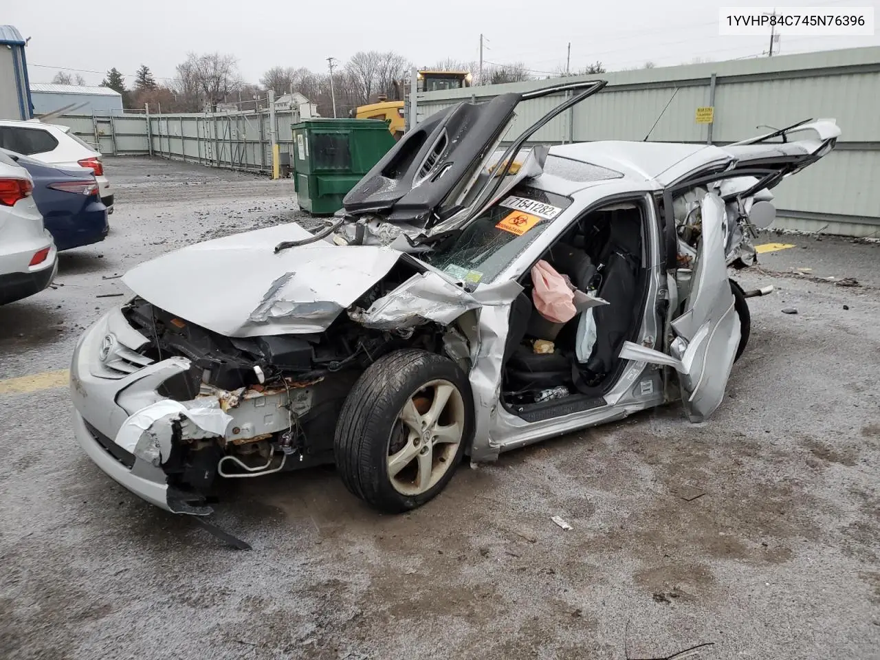 2004 Mazda 6 I VIN: 1YVHP84C745N76396 Lot: 48291664