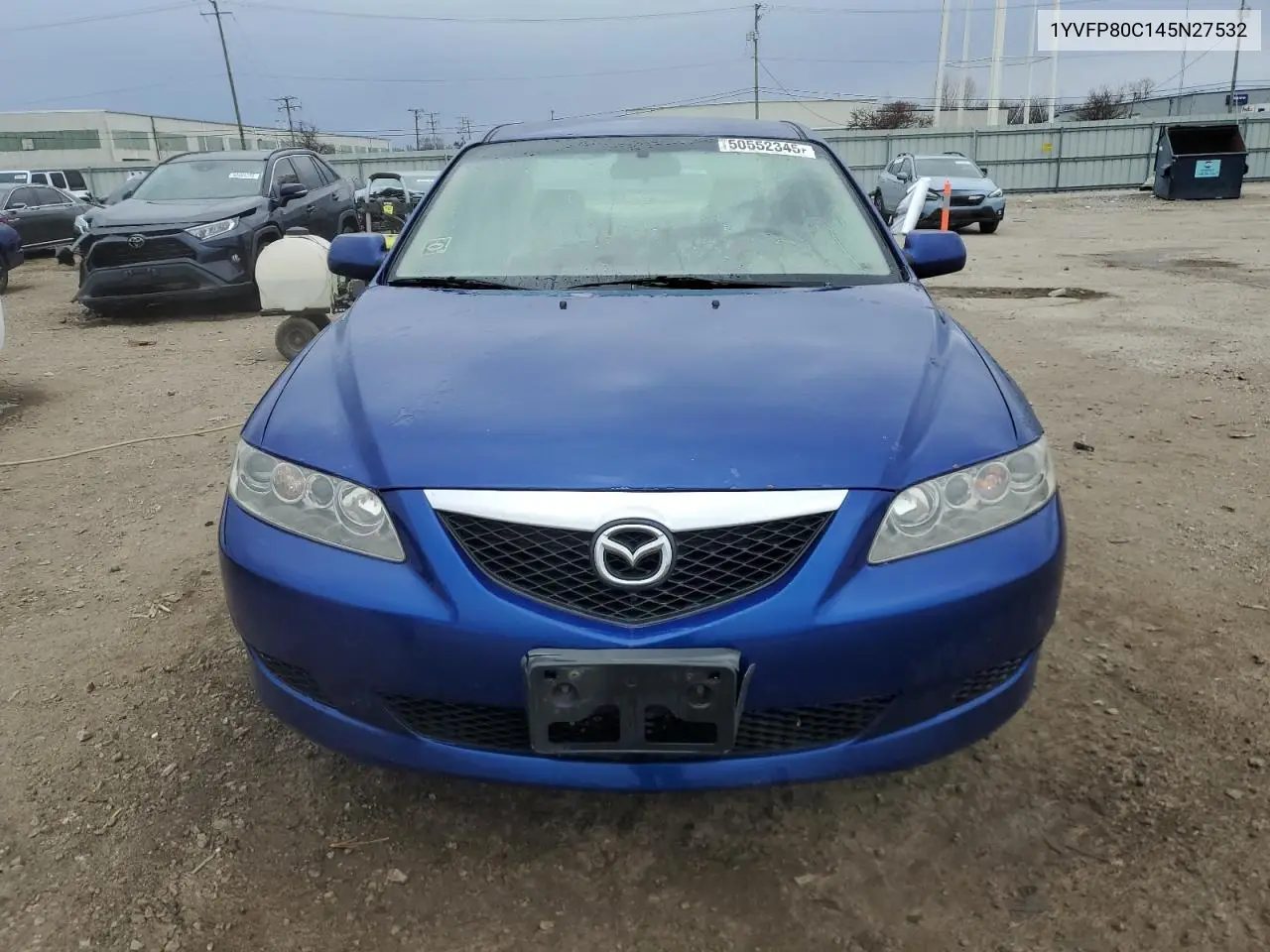 2004 Mazda 6 I VIN: 1YVFP80C145N27532 Lot: 50552345