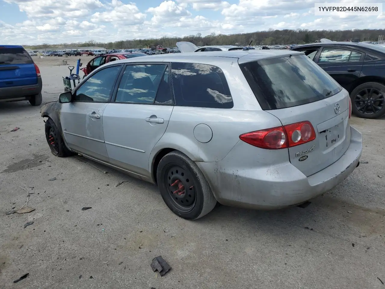 2004 Mazda 6 S VIN: 1YVFP82D445N62698 Lot: 52508265
