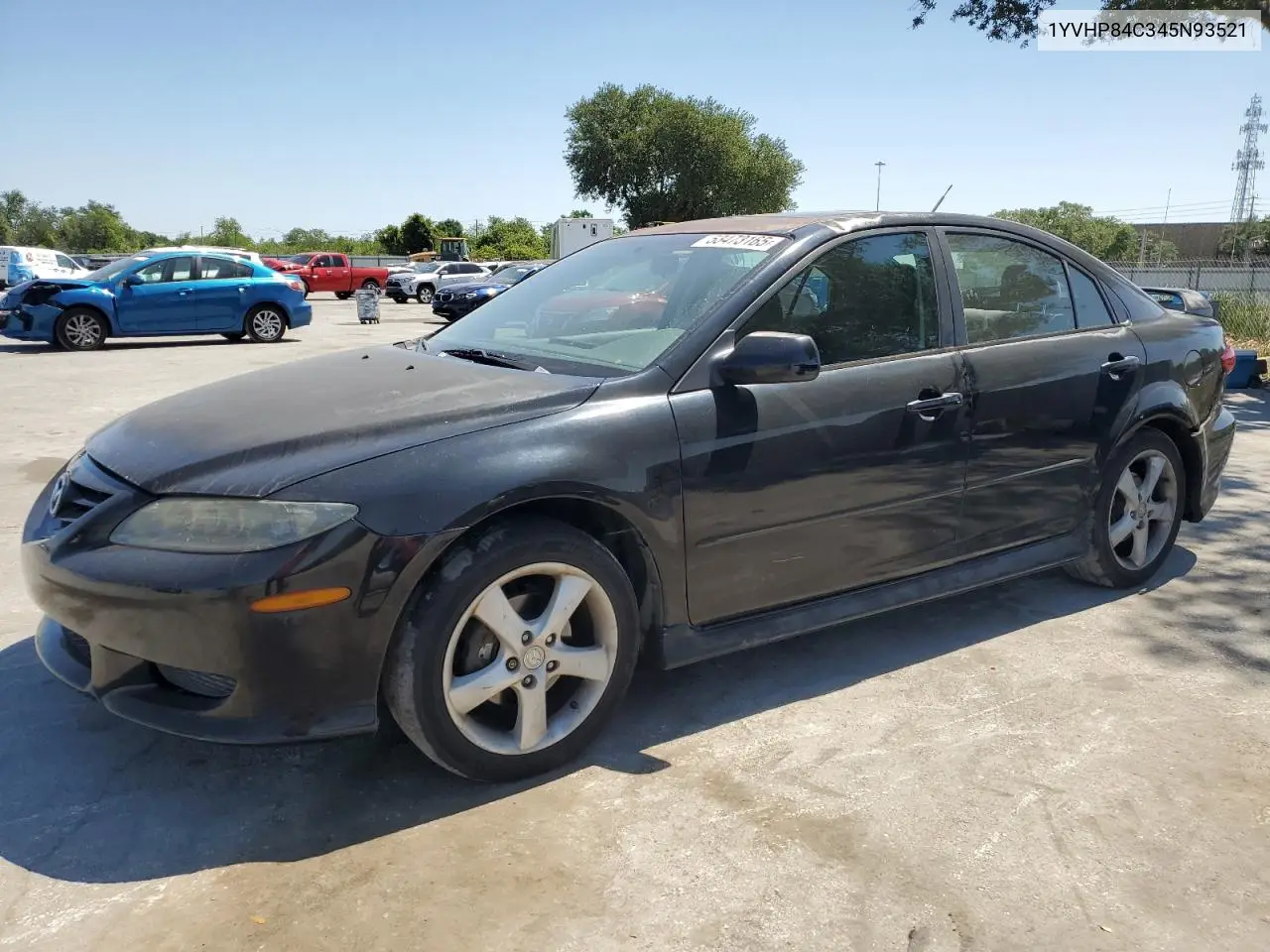 2004 Mazda 6 I VIN: 1YVHP84C345N93521 Lot: 53473165