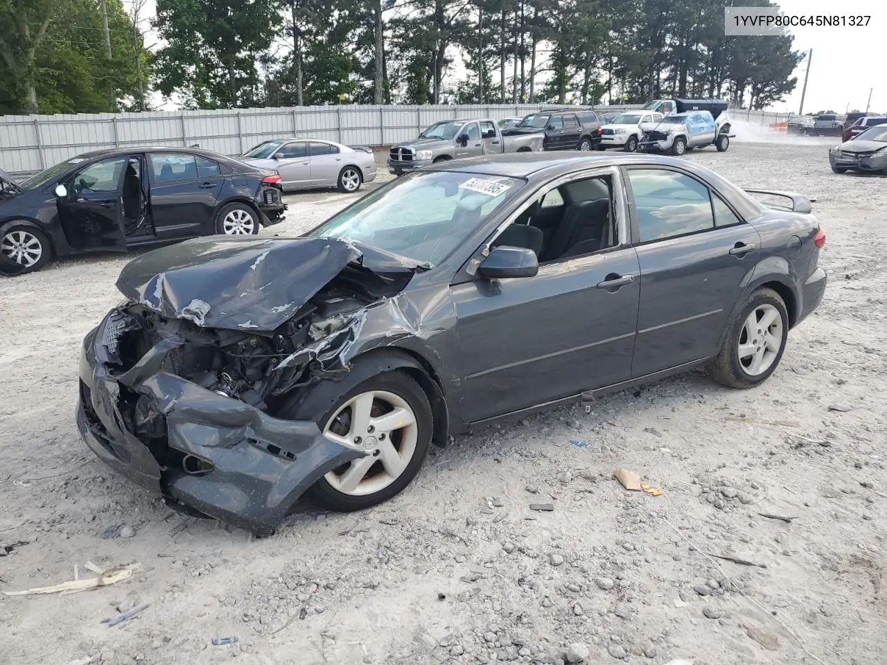 2004 Mazda 6 I VIN: 1YVFP80C645N81327 Lot: 53787395