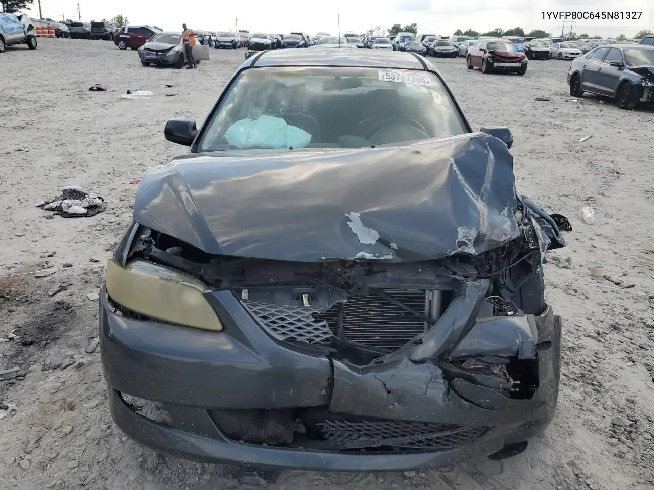2004 Mazda 6 I VIN: 1YVFP80C645N81327 Lot: 53787395