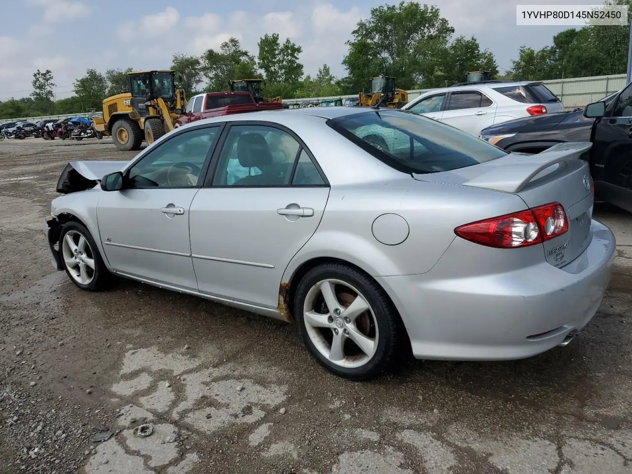 2004 Mazda 6 S VIN: 1YVHP80D145N52450 Lot: 59902205