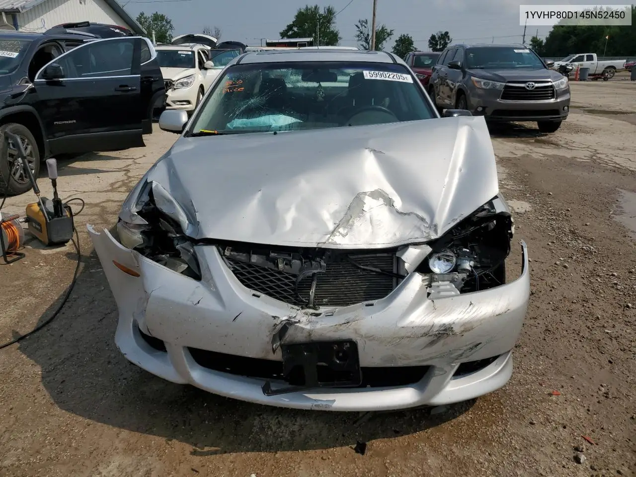 2004 Mazda 6 S VIN: 1YVHP80D145N52450 Lot: 59902205