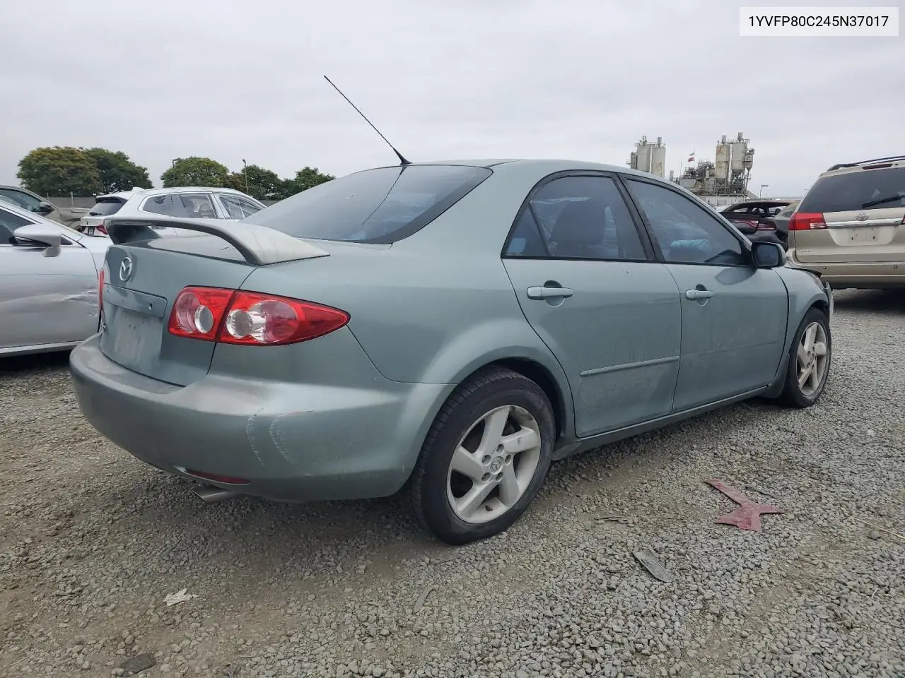 2004 Mazda 6 I VIN: 1YVFP80C245N37017 Lot: 59906965