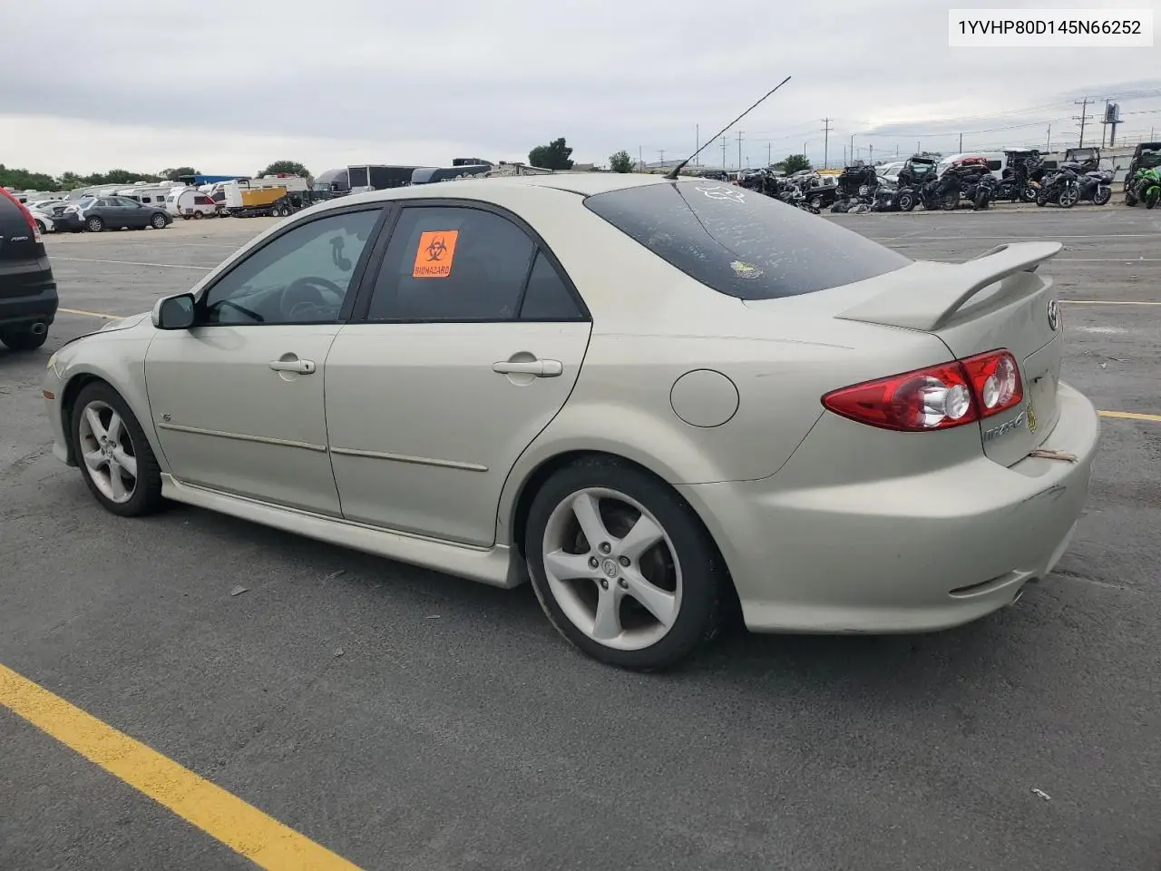 2004 Mazda 6 S VIN: 1YVHP80D145N66252 Lot: 61656795