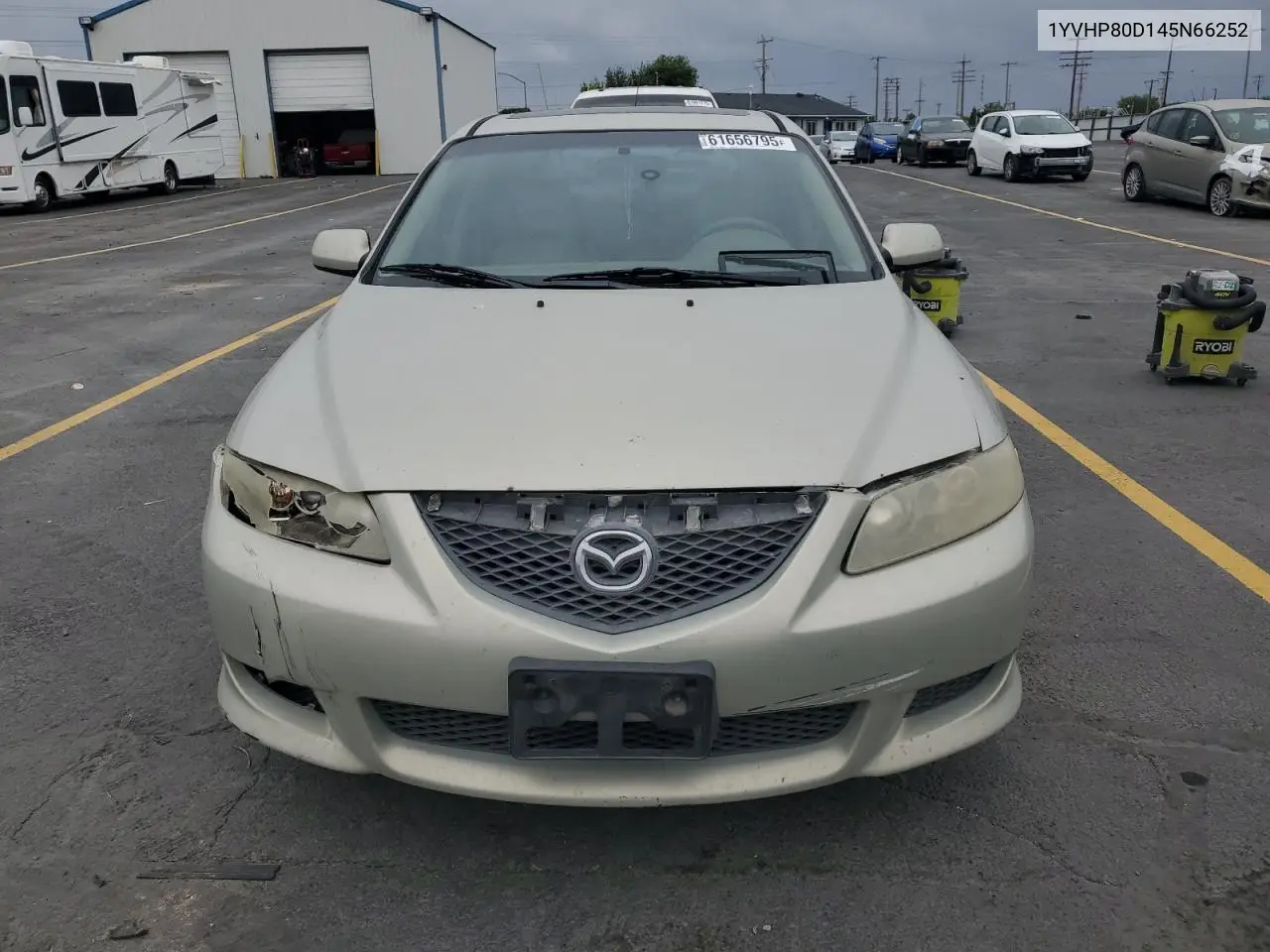 2004 Mazda 6 S VIN: 1YVHP80D145N66252 Lot: 61656795