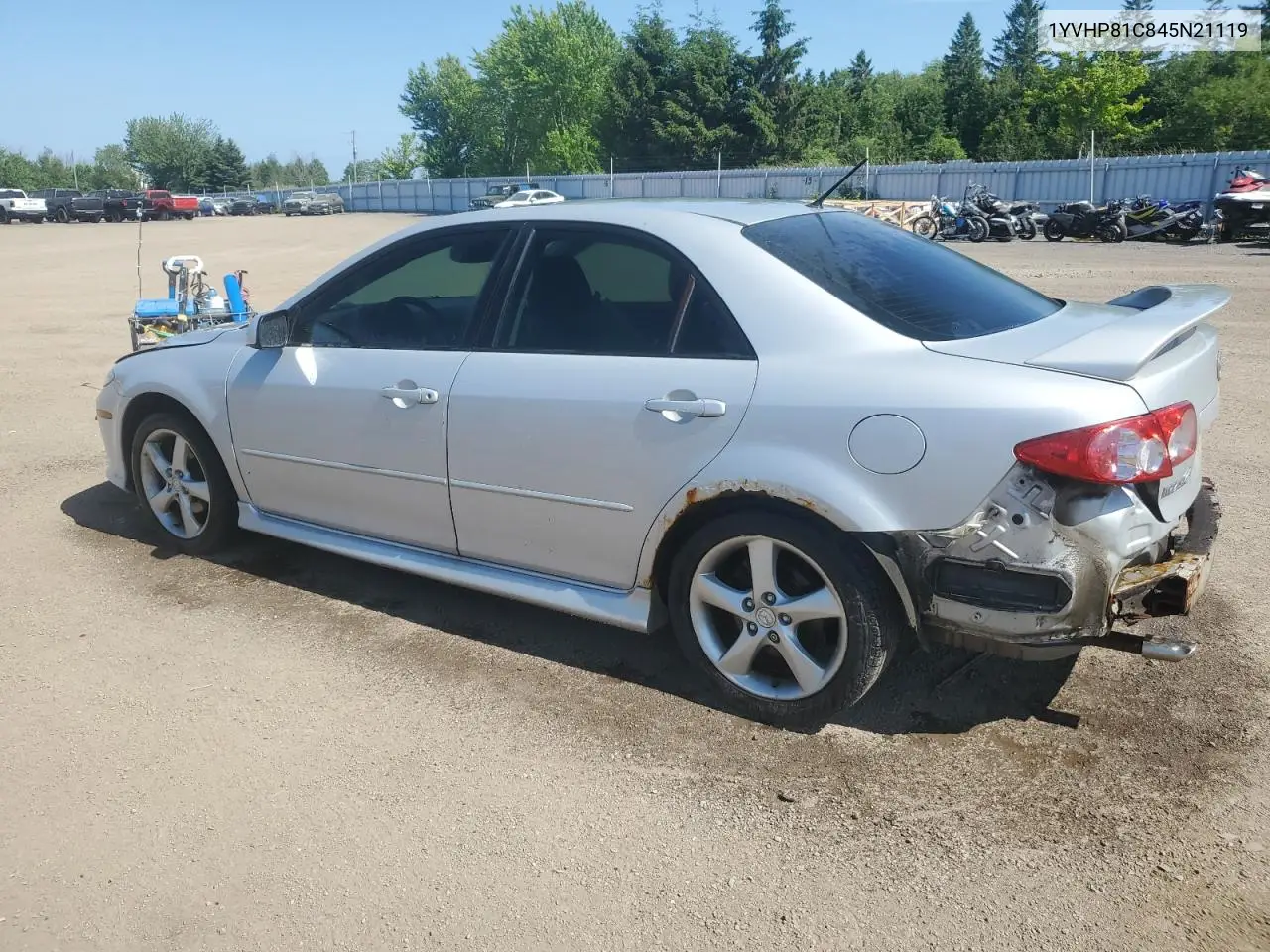 2004 Mazda 6 I VIN: 1YVHP81C845N21119 Lot: 61659835