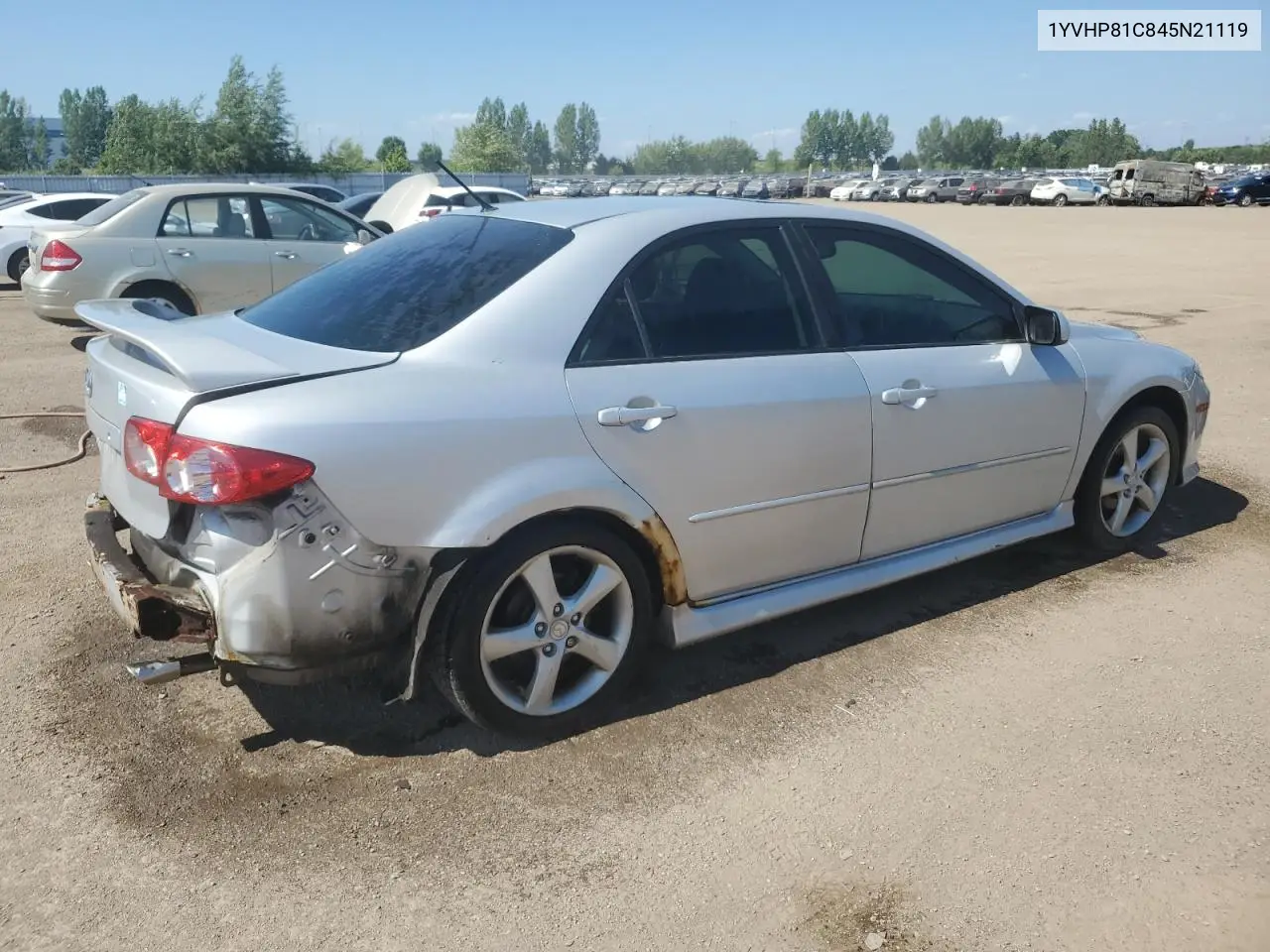 2004 Mazda 6 I VIN: 1YVHP81C845N21119 Lot: 61659835