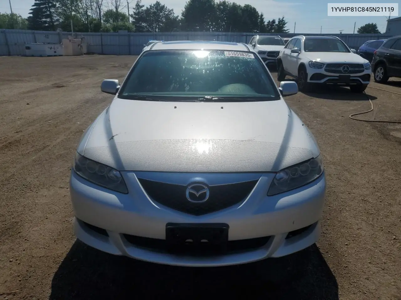 2004 Mazda 6 I VIN: 1YVHP81C845N21119 Lot: 61659835