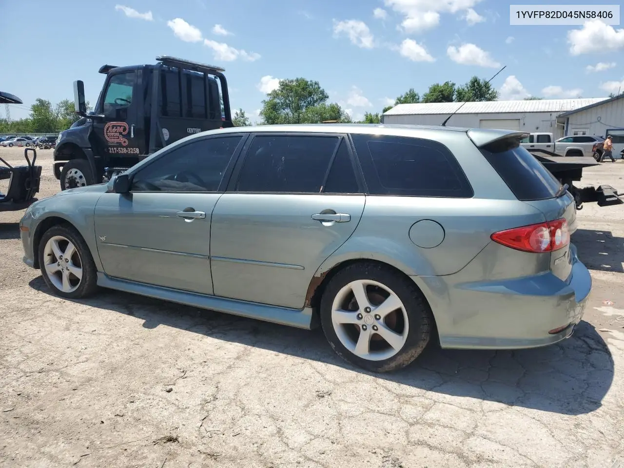 2004 Mazda 6 S VIN: 1YVFP82D045N58406 Lot: 61944445