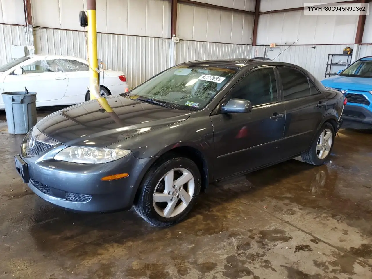 2004 Mazda 6 I VIN: 1YVFP80C945N90362 Lot: 62129095