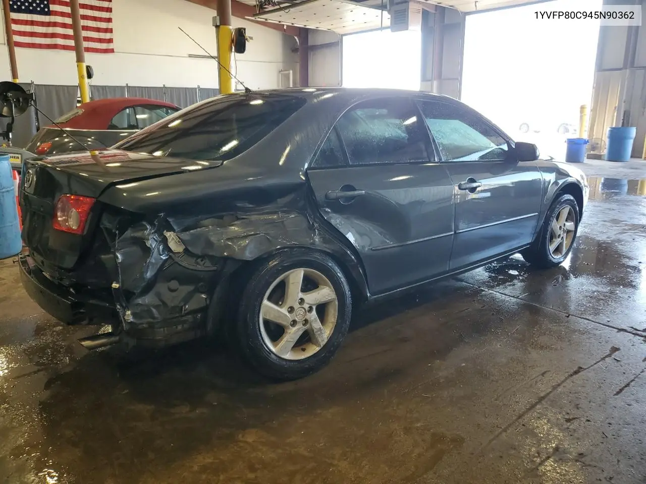 2004 Mazda 6 I VIN: 1YVFP80C945N90362 Lot: 62129095