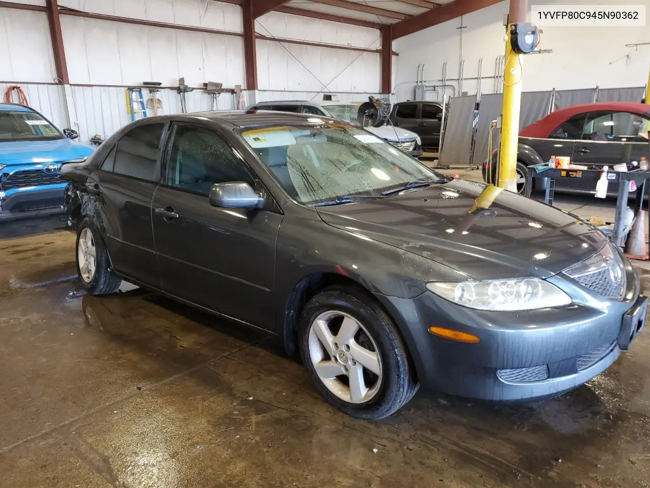 2004 Mazda 6 I VIN: 1YVFP80C945N90362 Lot: 62129095