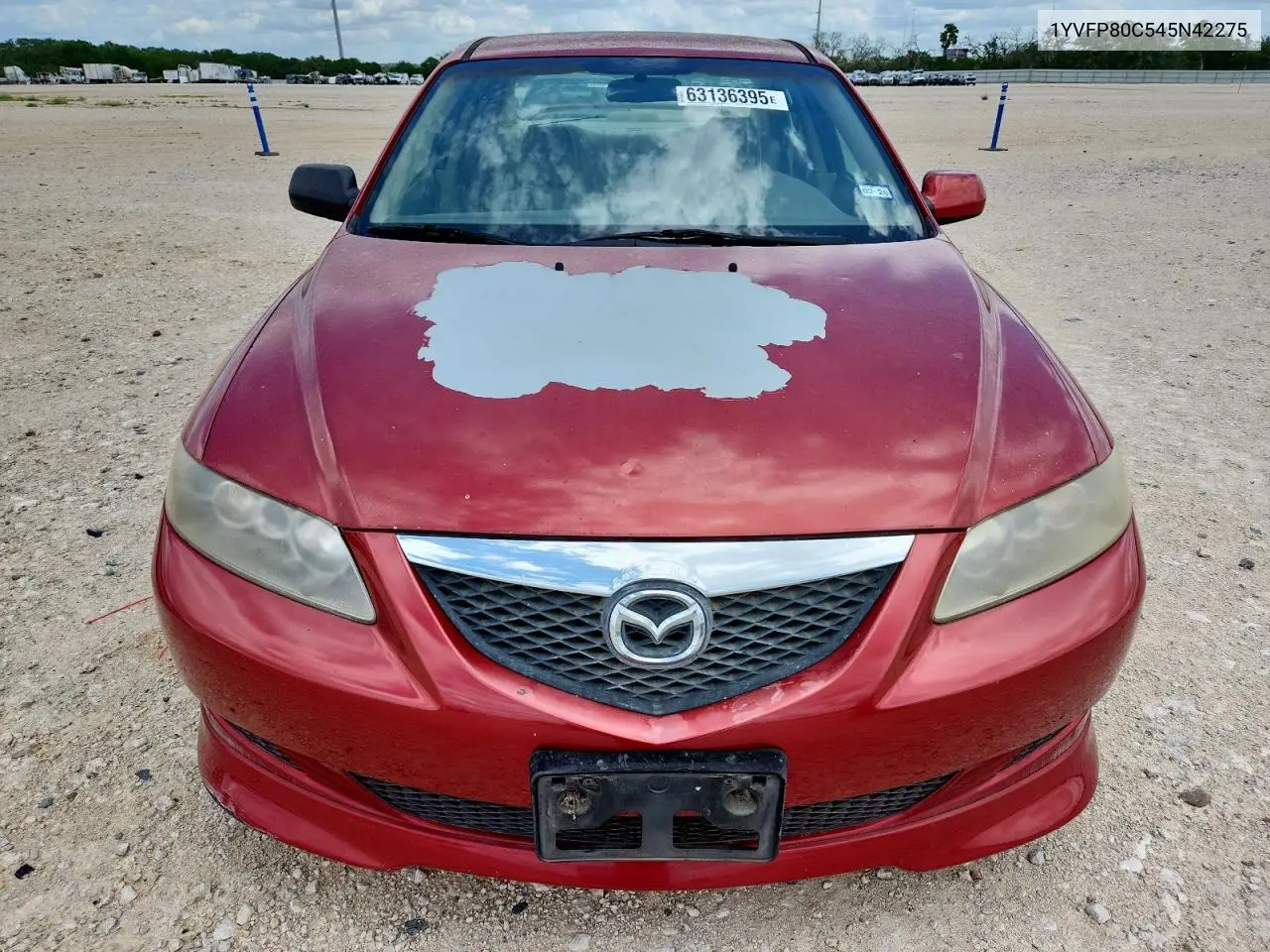 2004 Mazda 6 I VIN: 1YVFP80C545N42275 Lot: 63136395