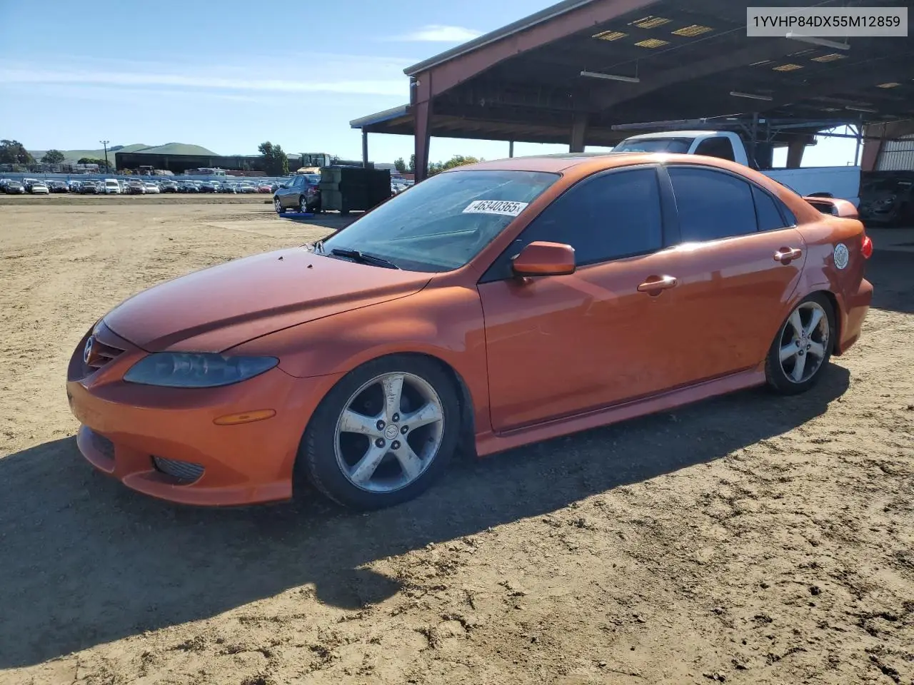 2005 Mazda 6 S VIN: 1YVHP84DX55M12859 Lot: 46340365