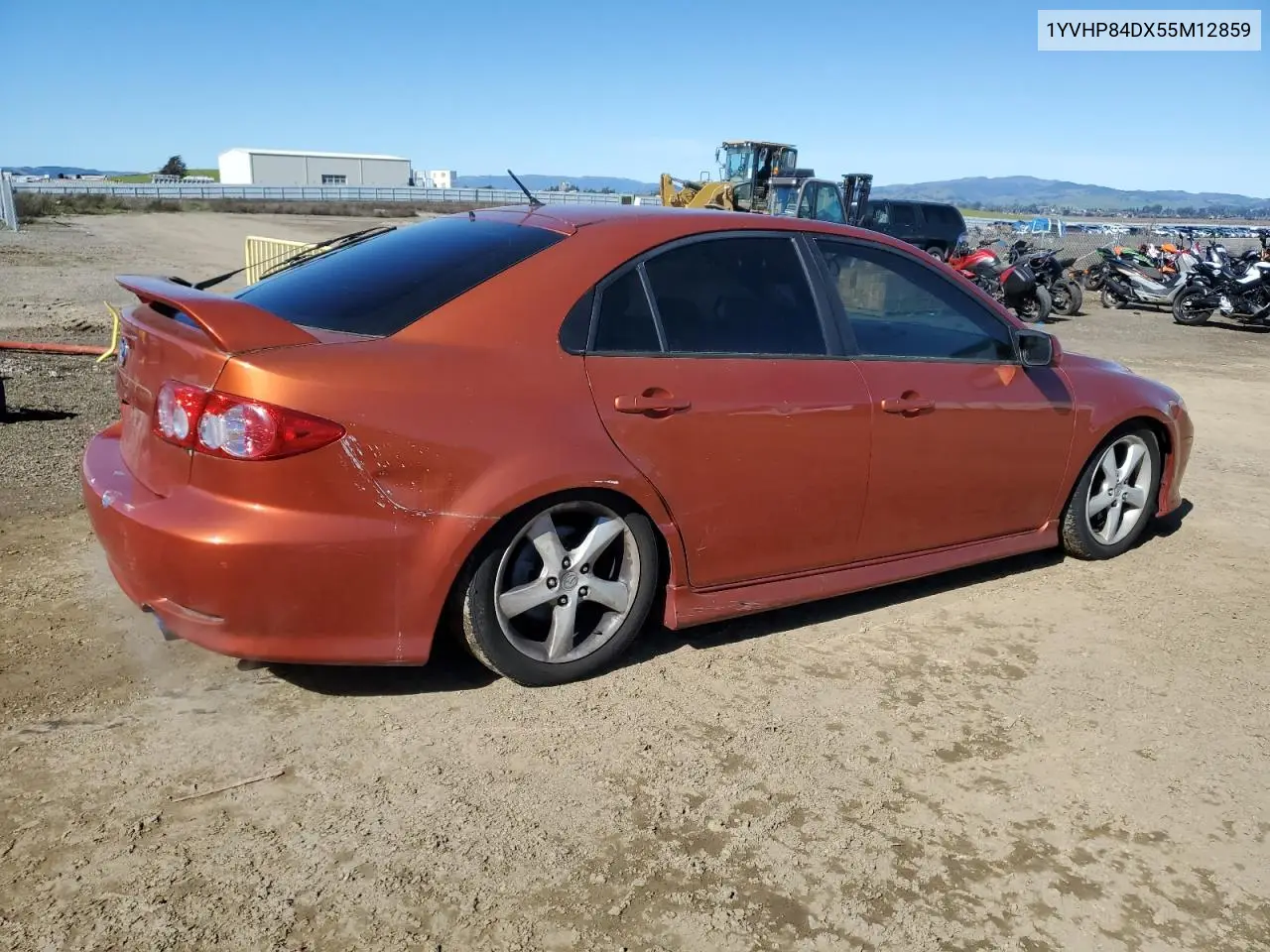 2005 Mazda 6 S VIN: 1YVHP84DX55M12859 Lot: 46340365