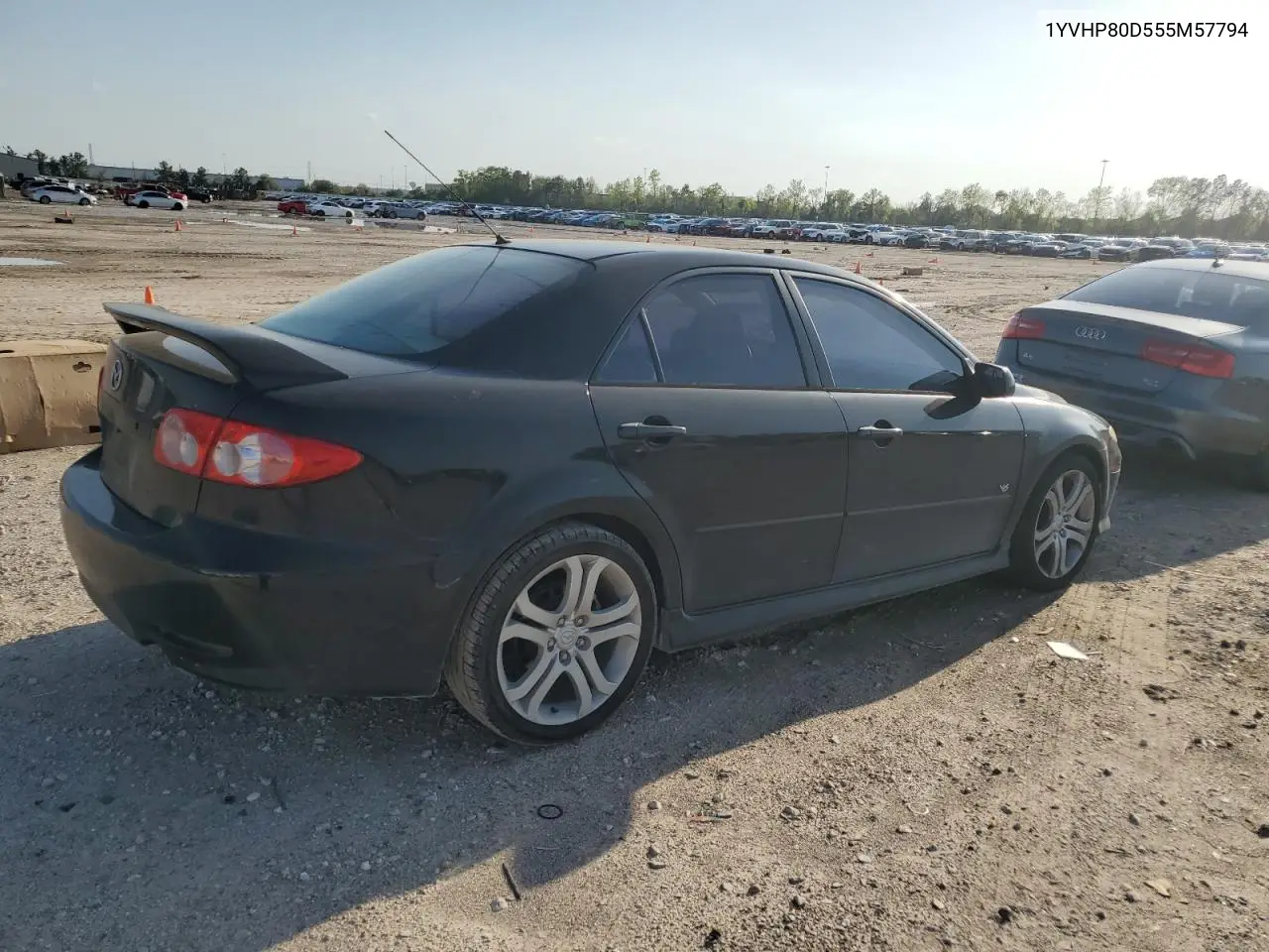 2005 Mazda 6 S VIN: 1YVHP80D555M57794 Lot: 50423205