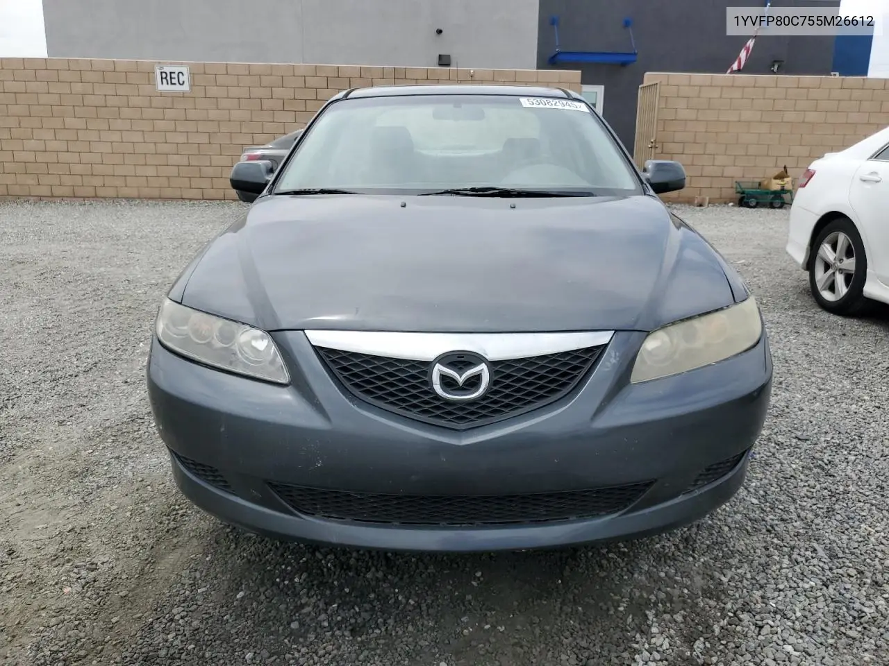 2005 Mazda 6 I VIN: 1YVFP80C755M26612 Lot: 53082945