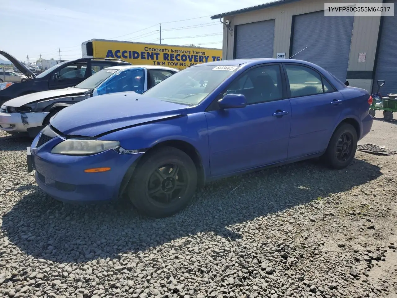 2005 Mazda 6 I VIN: 1YVFP80C555M64517 Lot: 54884805