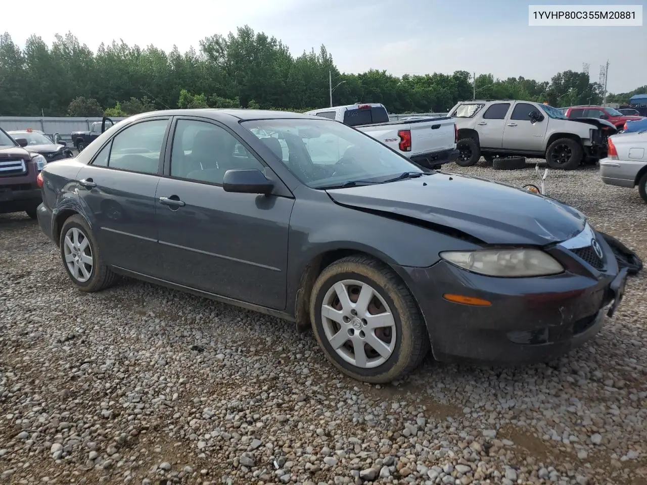 2005 Mazda 6 I VIN: 1YVHP80C355M20881 Lot: 55109515