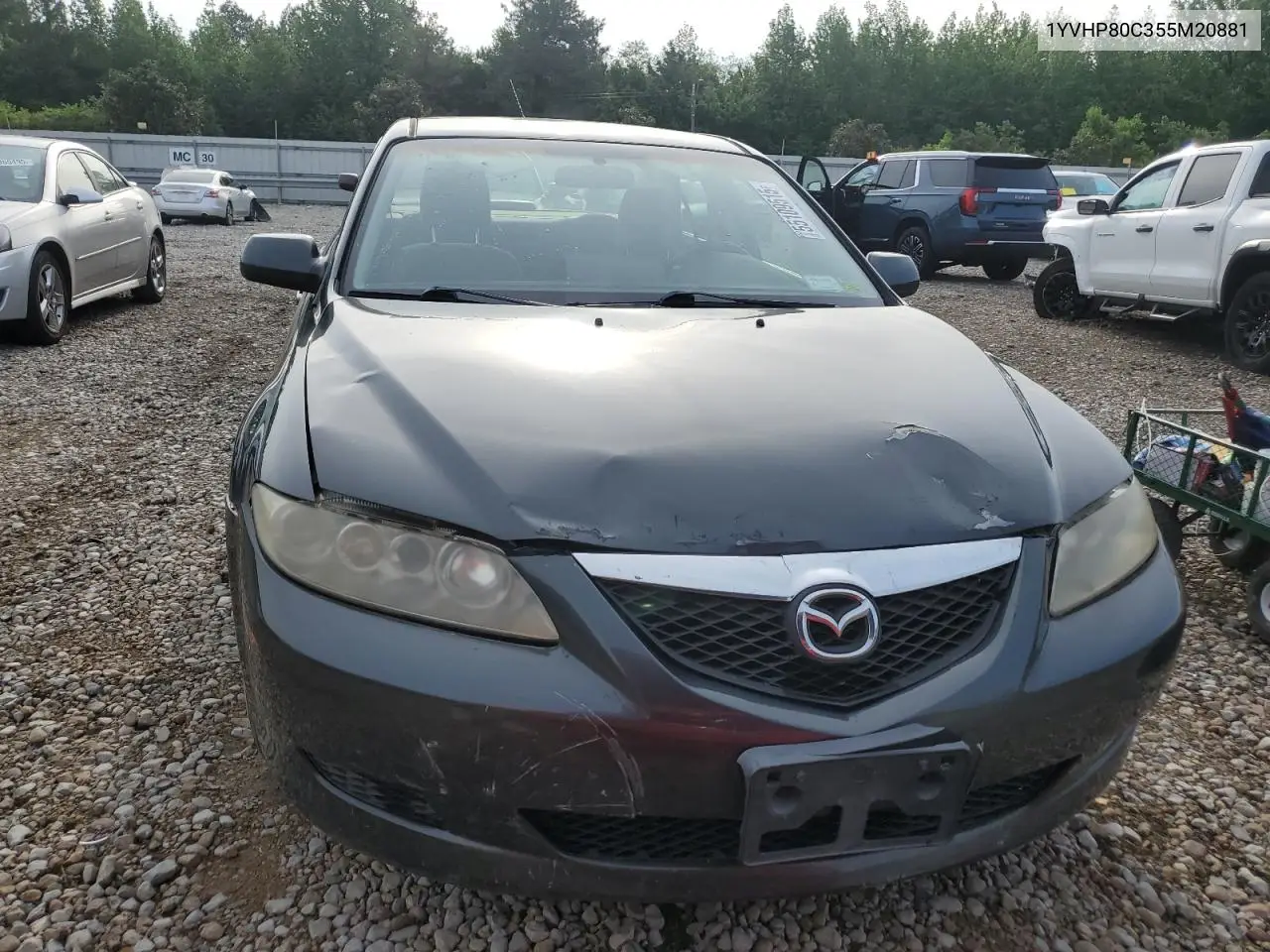 2005 Mazda 6 I VIN: 1YVHP80C355M20881 Lot: 55109515