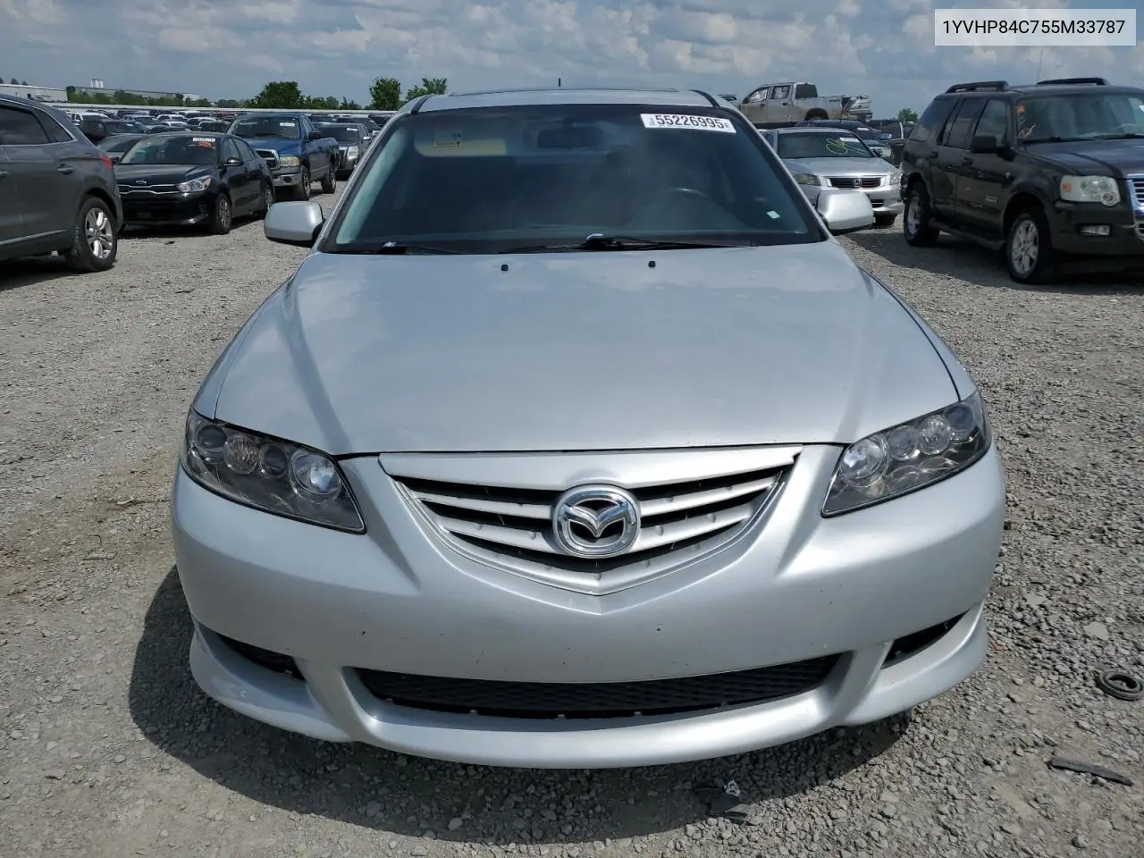 2005 Mazda 6 I VIN: 1YVHP84C755M33787 Lot: 55226995