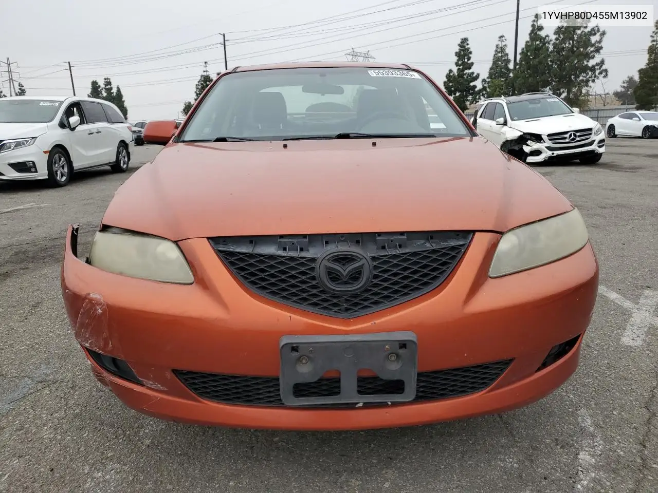 2005 Mazda 6 S VIN: 1YVHP80D455M13902 Lot: 55393365