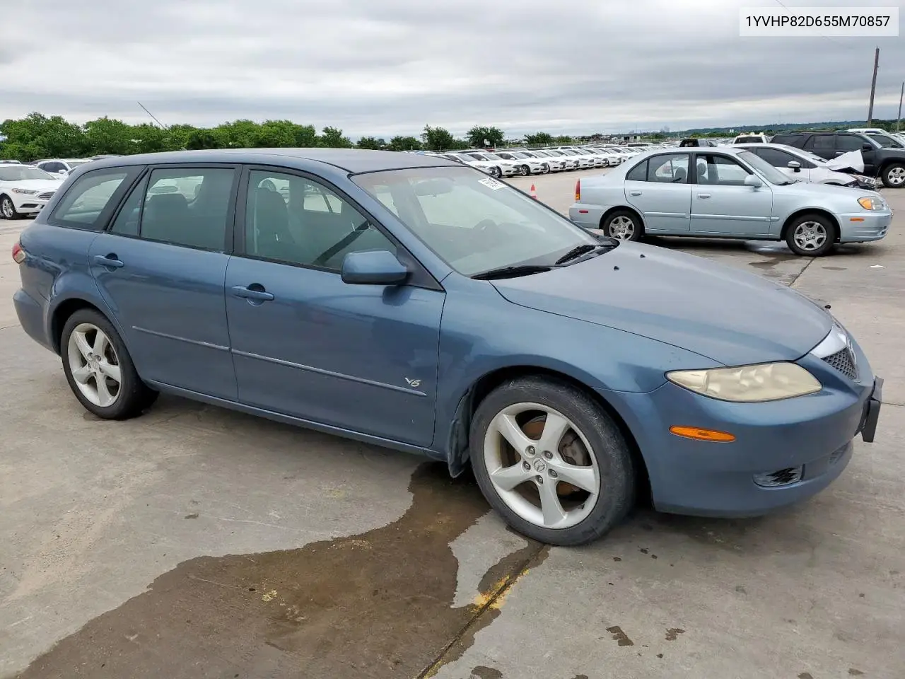 2005 Mazda 6 S VIN: 1YVHP82D655M70857 Lot: 55914635