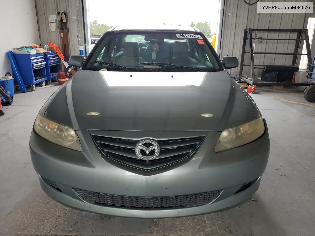 2005 Mazda 6 I VIN: 1YVHP80C655M34676 Lot: 56112205