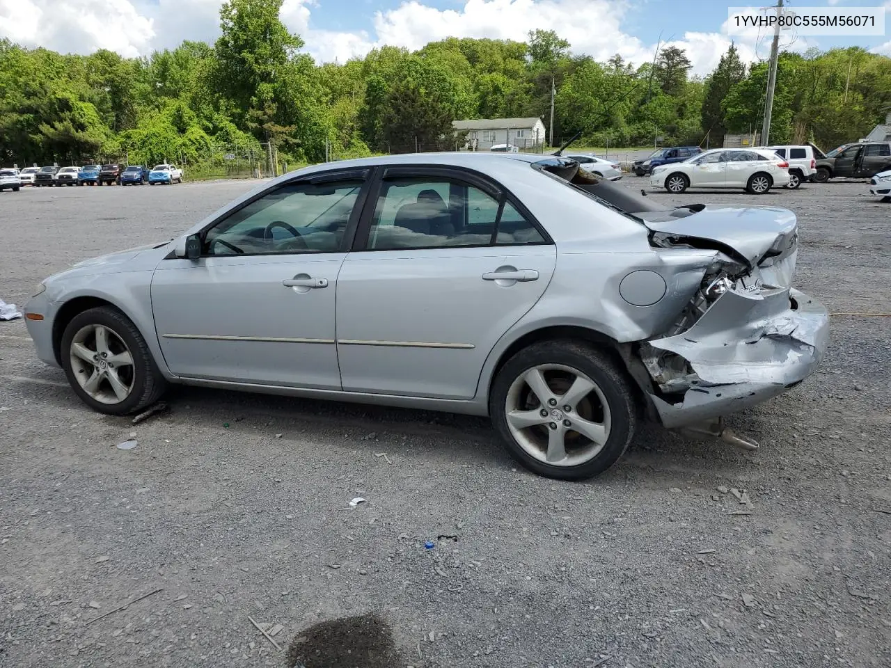 2005 Mazda 6 I VIN: 1YVHP80C555M56071 Lot: 56205755