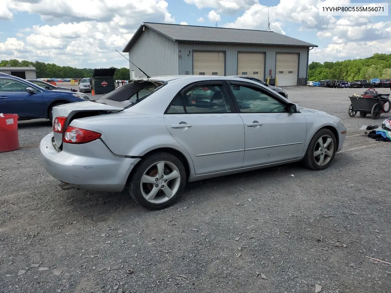 2005 Mazda 6 I VIN: 1YVHP80C555M56071 Lot: 56205755