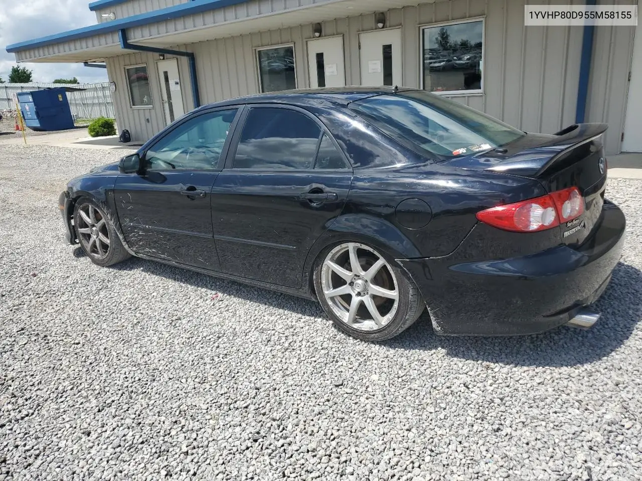 2005 Mazda 6 S VIN: 1YVHP80D955M58155 Lot: 56794265