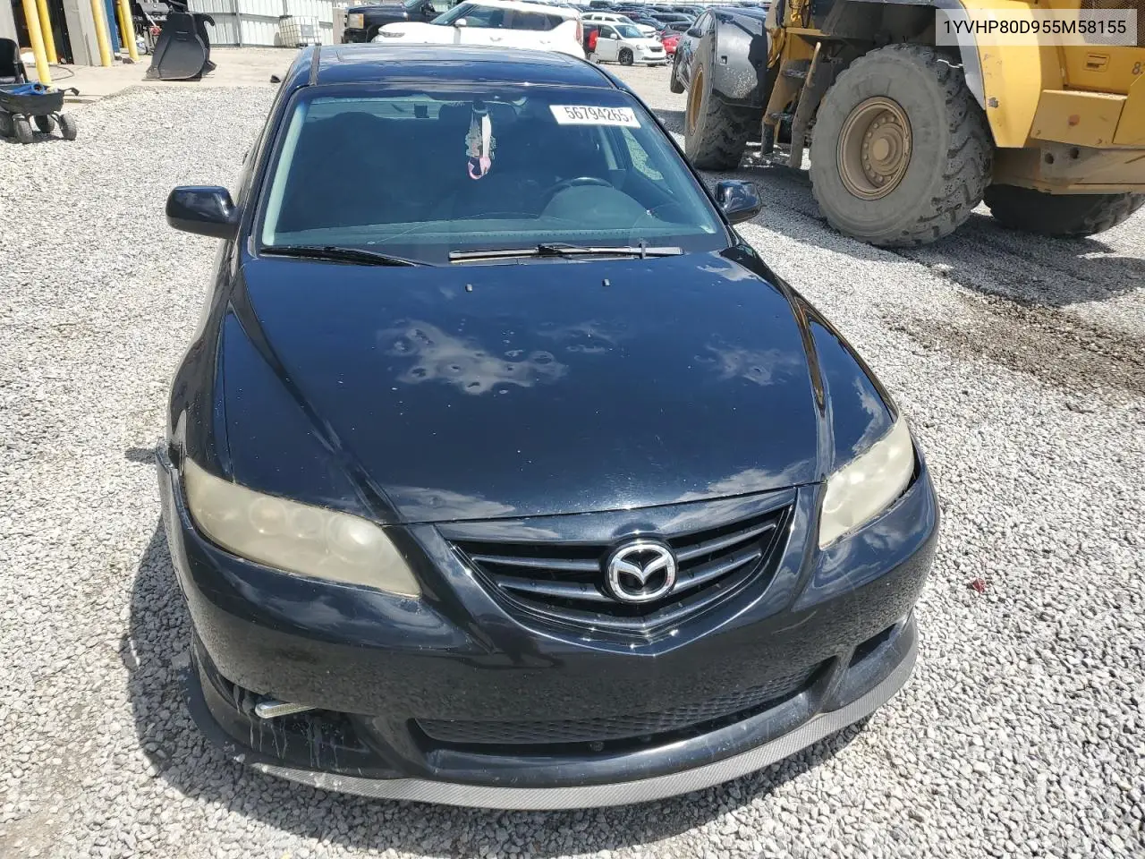 2005 Mazda 6 S VIN: 1YVHP80D955M58155 Lot: 56794265