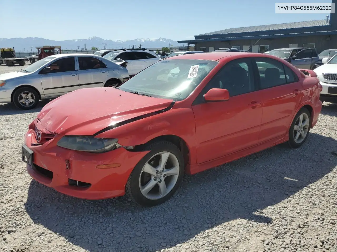 2005 Mazda 6 I VIN: 1YVHP84C555M62320 Lot: 59404395