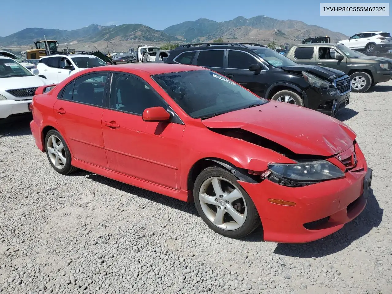 2005 Mazda 6 I VIN: 1YVHP84C555M62320 Lot: 59404395