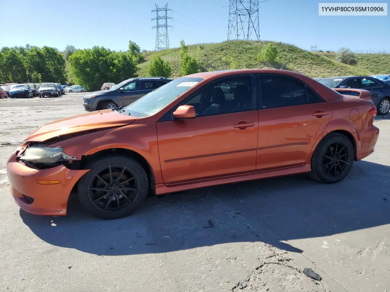 2005 Mazda 6 I VIN: 1YVHP80C955M10906 Lot: 59528135