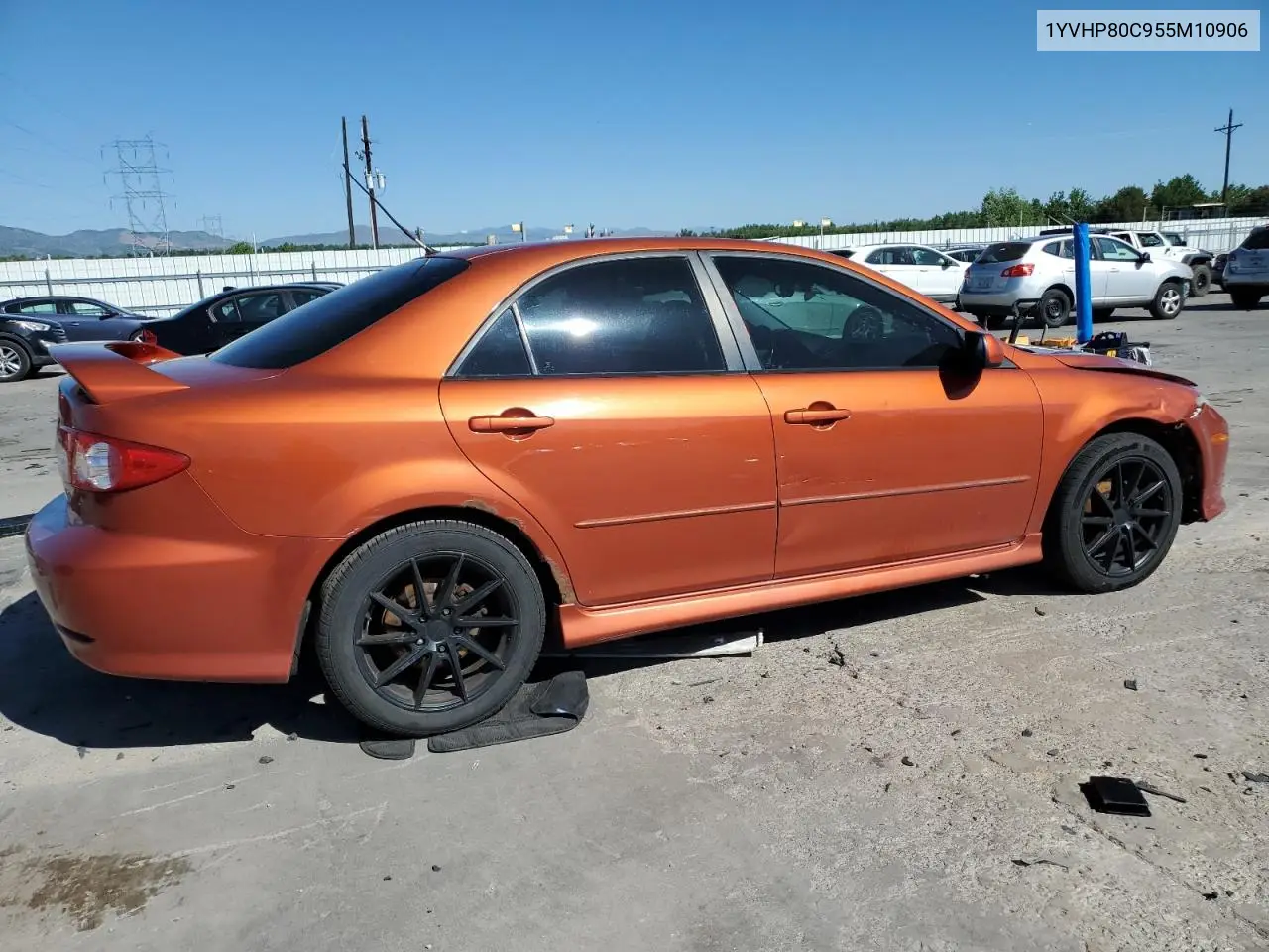 2005 Mazda 6 I VIN: 1YVHP80C955M10906 Lot: 59528135