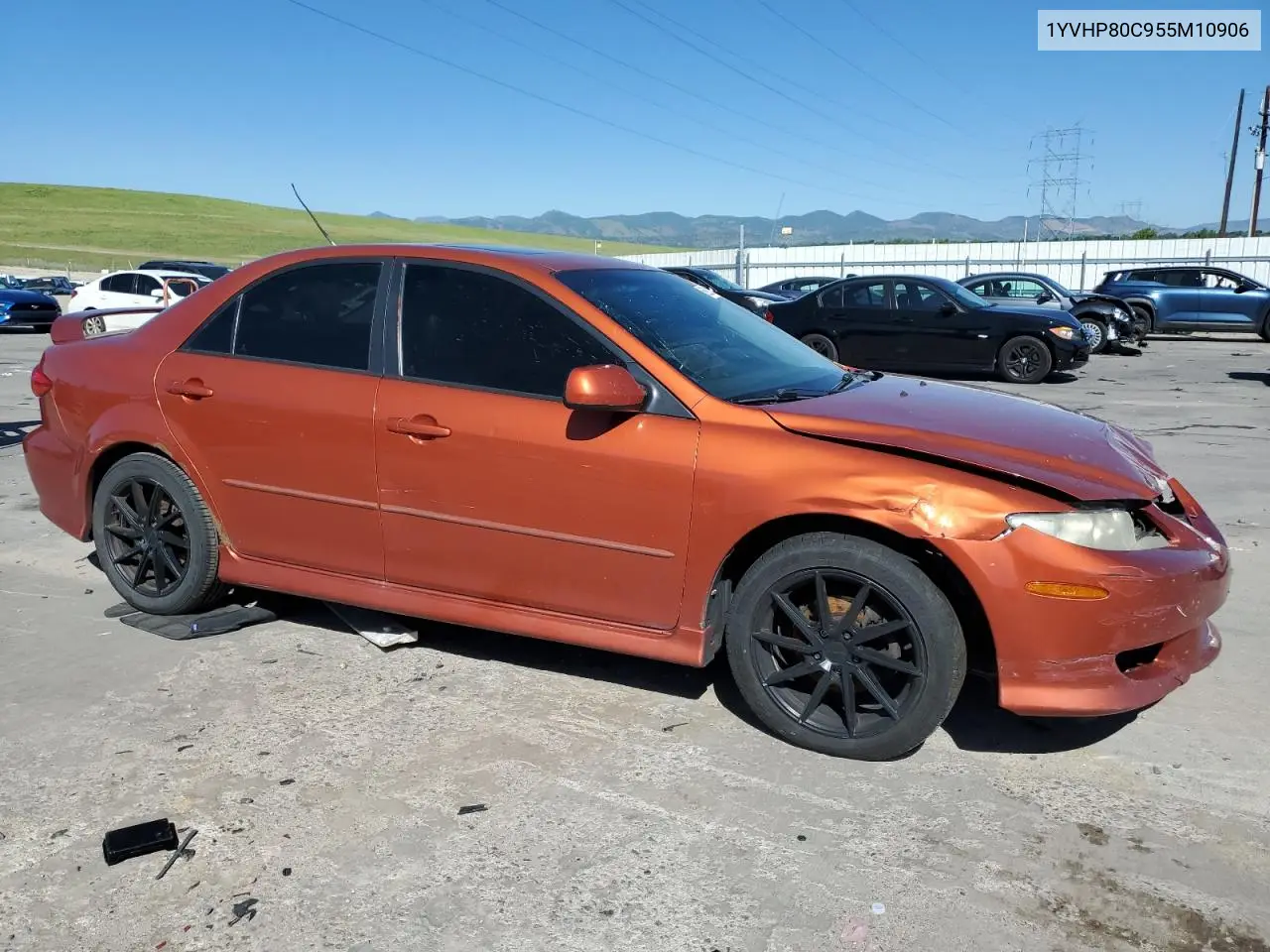 2005 Mazda 6 I VIN: 1YVHP80C955M10906 Lot: 59528135