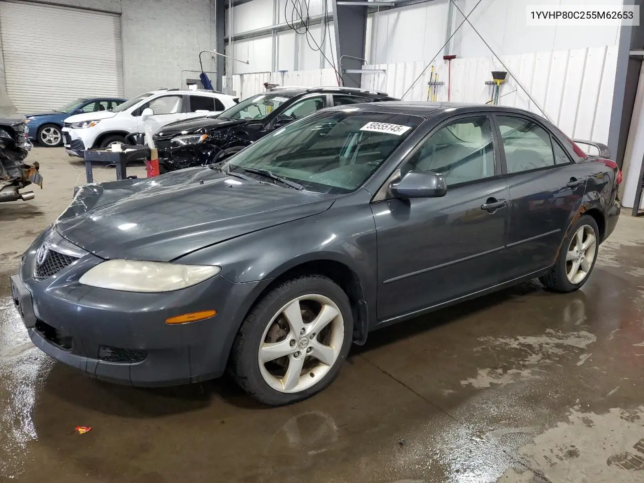 2005 Mazda 6 I VIN: 1YVHP80C255M62653 Lot: 59555145