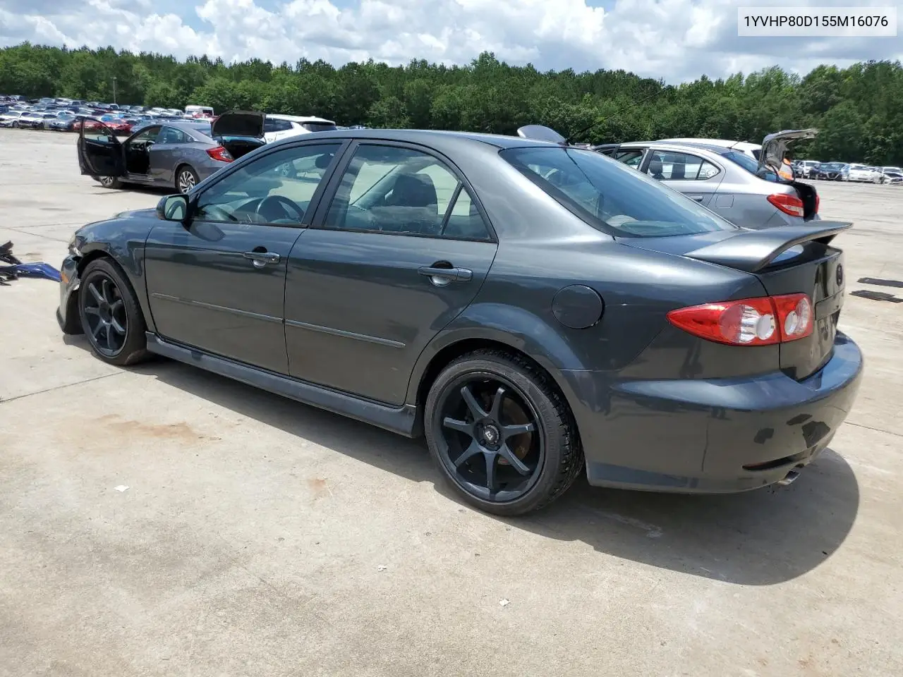 2005 Mazda 6 S VIN: 1YVHP80D155M16076 Lot: 60790385