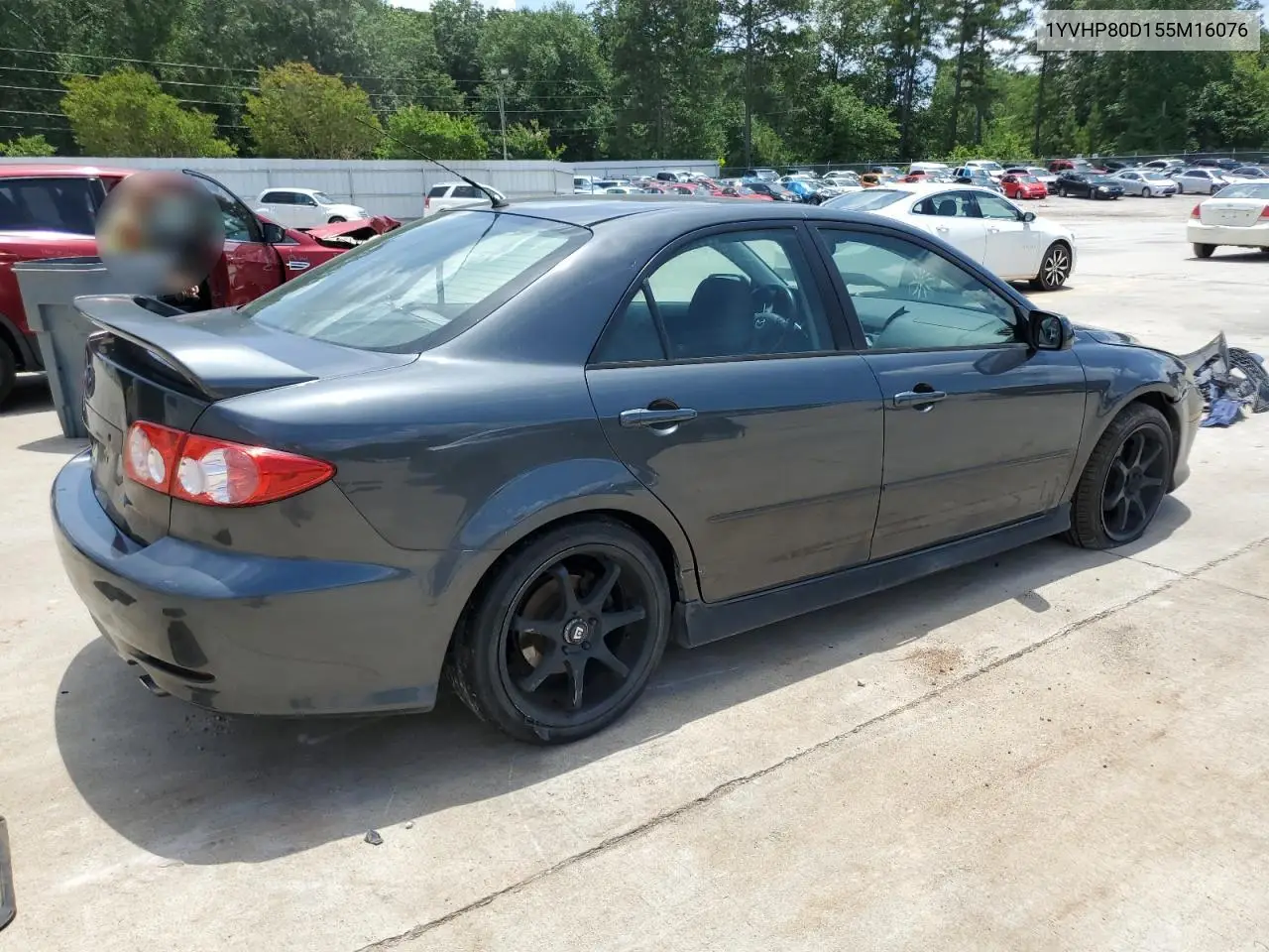 2005 Mazda 6 S VIN: 1YVHP80D155M16076 Lot: 60790385