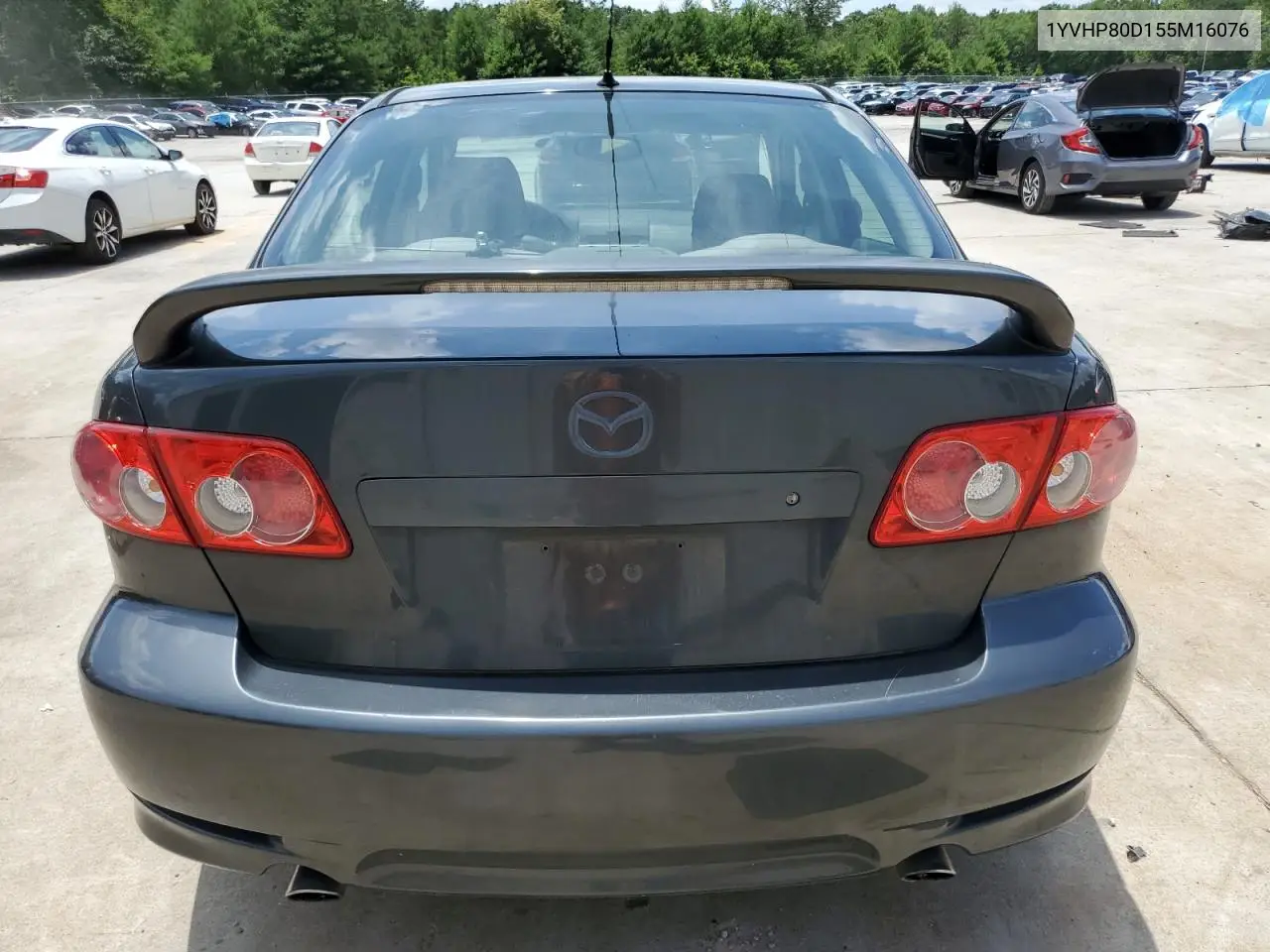 2005 Mazda 6 S VIN: 1YVHP80D155M16076 Lot: 60790385