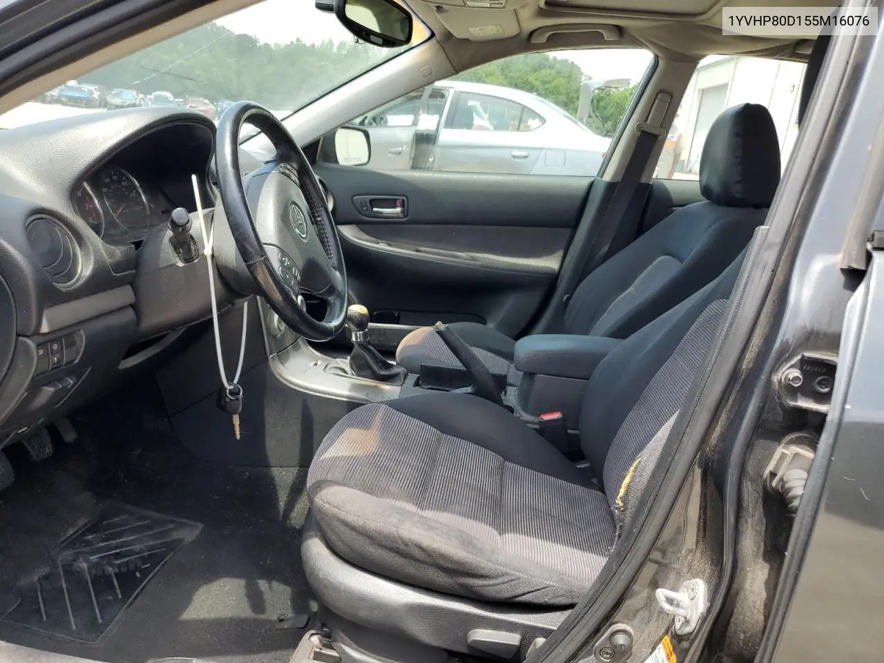 2005 Mazda 6 S VIN: 1YVHP80D155M16076 Lot: 60790385