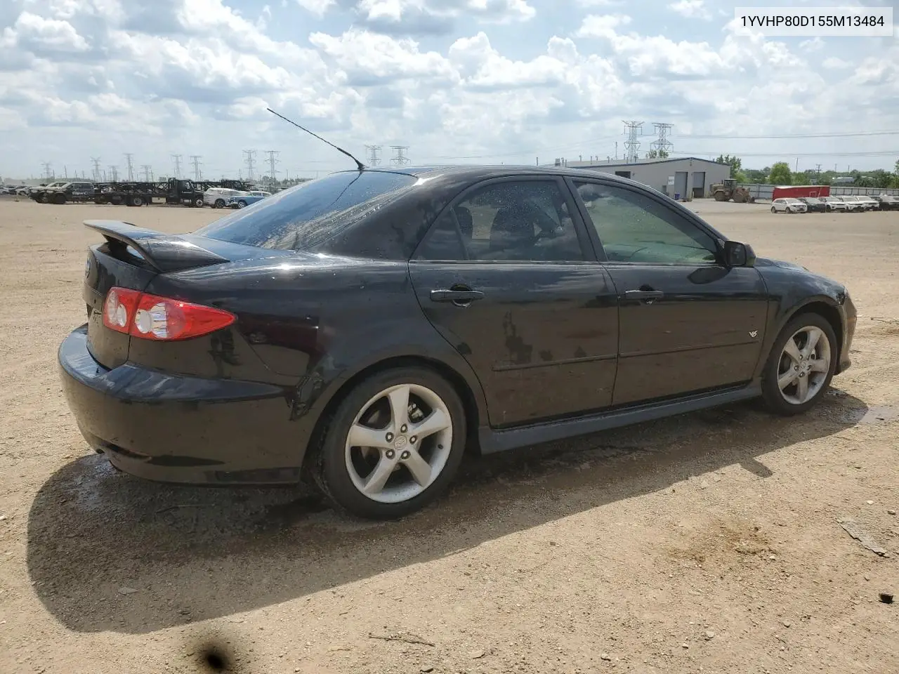2005 Mazda 6 S VIN: 1YVHP80D155M13484 Lot: 61140635