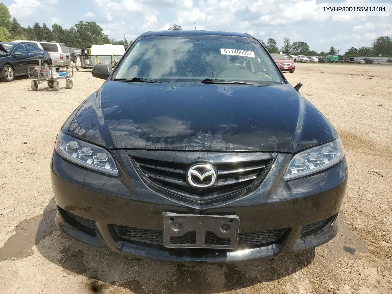 2005 Mazda 6 S VIN: 1YVHP80D155M13484 Lot: 61140635