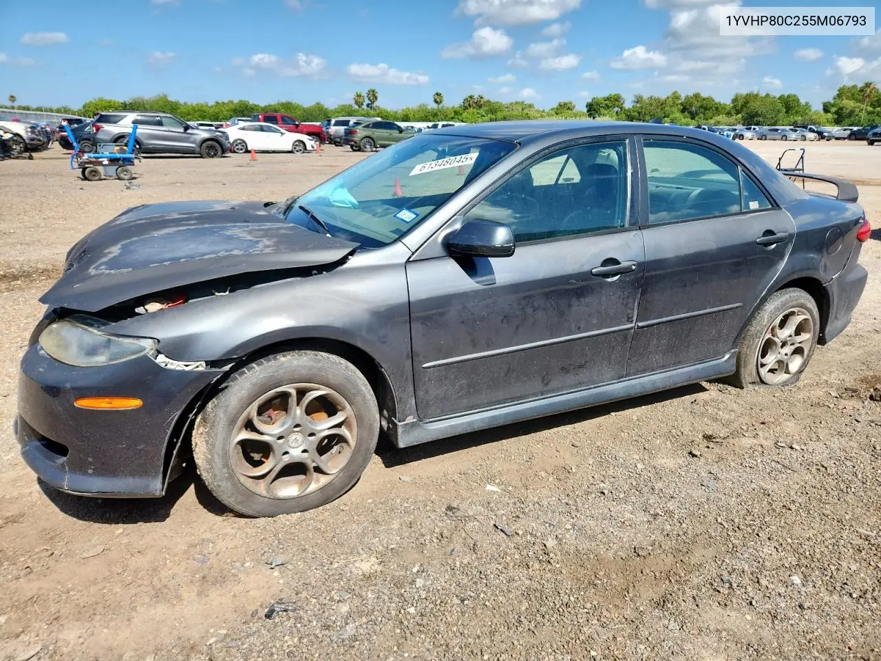 2005 Mazda 6 I VIN: 1YVHP80C255M06793 Lot: 61348045
