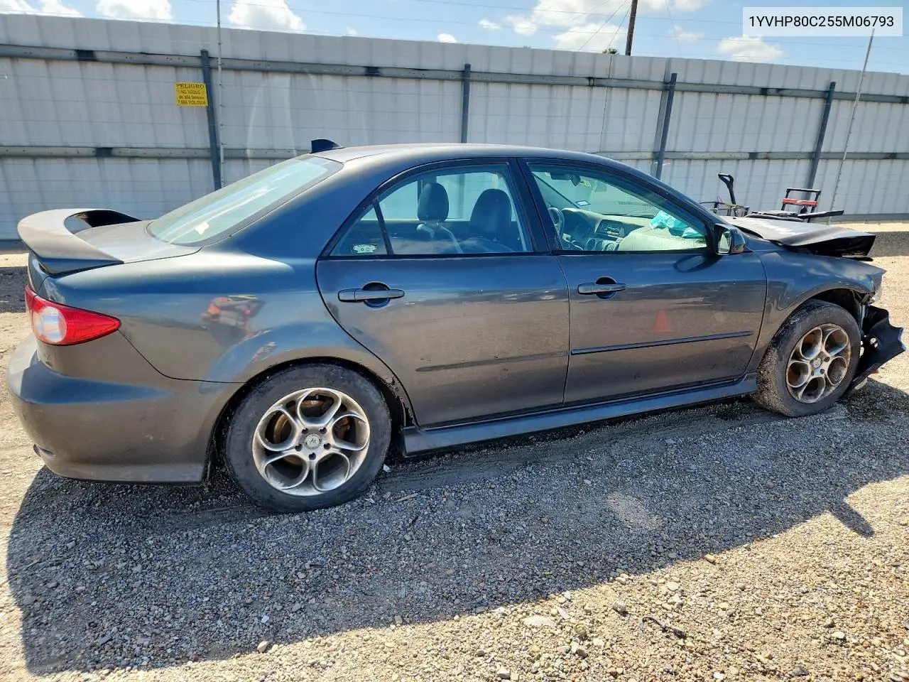 2005 Mazda 6 I VIN: 1YVHP80C255M06793 Lot: 61348045