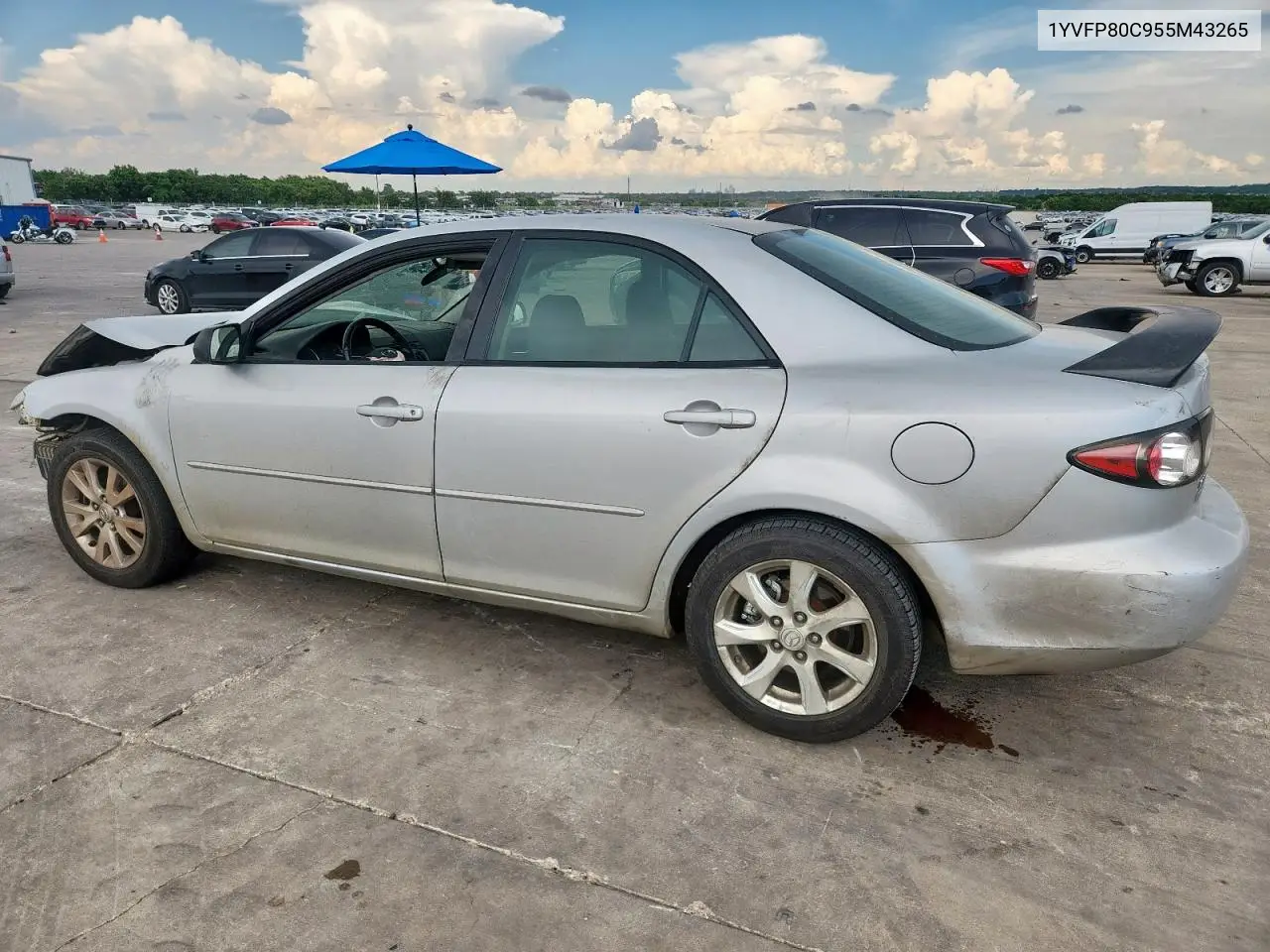 2005 Mazda 6 I VIN: 1YVFP80C955M43265 Lot: 62632025